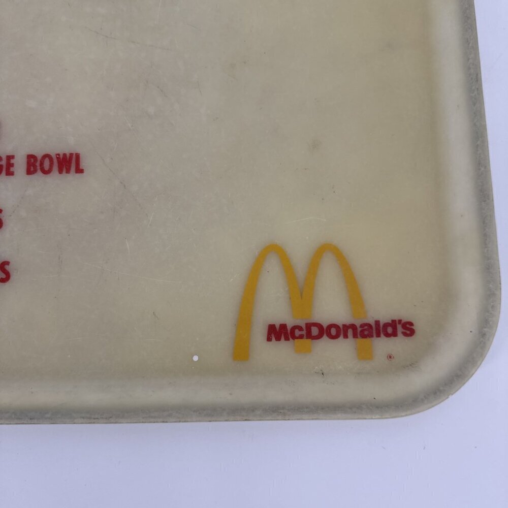 Vintage McDONALD'S RESTAURANT Fiberglass Tray Ask Our Manager About... tours - Picture 4 of 9